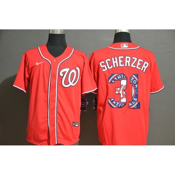 washington nationals red jersey